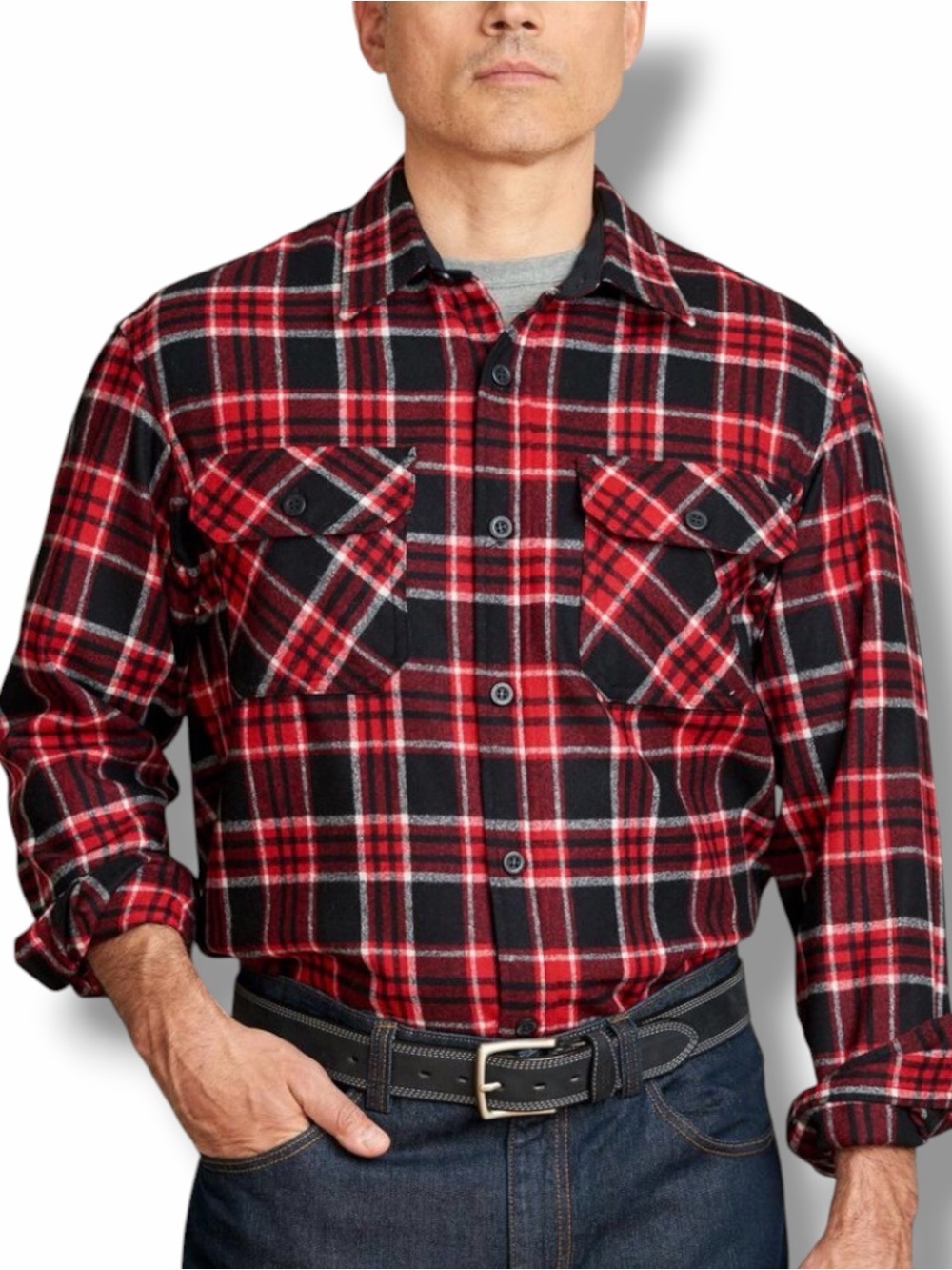 Duluth Trading X Pendleton Free Swingin' Plaid Wool Shirt Size Large
